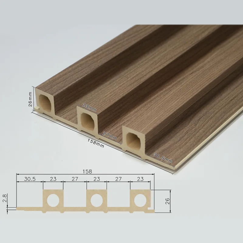 150 dutý 3-mriežkový drážkovaný panel