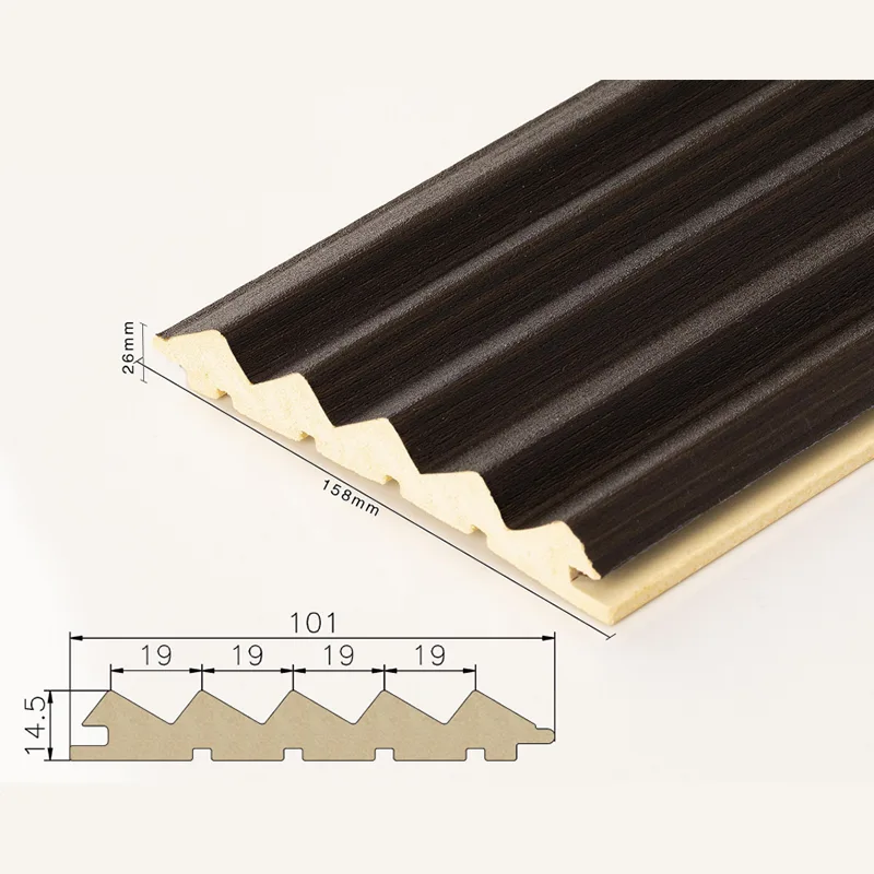 95 Pevný špeciálne tvarovaný 5-mriežkový ryhovaný panel