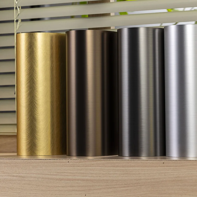 Nástenný panel z masívneho bambusového vlákna s kovovou textúrou